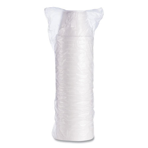 Image of Dart® 12SJ20 Food Containers, 12 oz, White, Foam, 25/Bag, 20 Bags/Carton