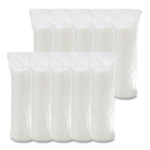 Image of Dart® 16FTLS Lift n' Lock Plastic Hot Cup Lids With Straw Slot, Fits 12 oz to 24 oz Hot Cups, Plastic, Translucent, 100/Pack, 10 Packs/CT