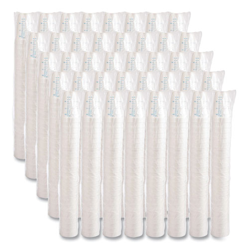 Image of Dart® 16J16GRA Graduated Foam Medical Cups, 16 Oz, White, 25/pack, 40 Packs/carton