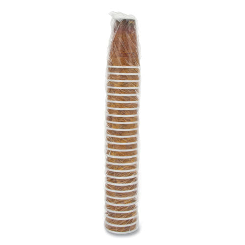 Image of Dart® 16U16ESC Fusion Escape Foam Hot/cold Cups, 16 Oz, Brown/black, 1,000/carton