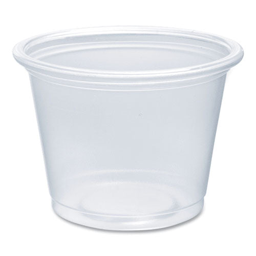 Image of DartÂ® Conex Complements Portion/Medicine Cups, 1 oz, Plastic, Clear, 125/Bag, 20 Bags/Carton