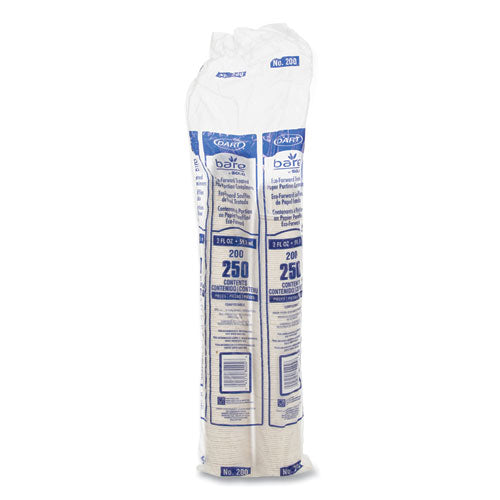 Image of SOLO® 200-2050 Paper Portion Cups, ProPlanet Seal, 2 oz, White, 250/Bag, 20 Bags/Carton