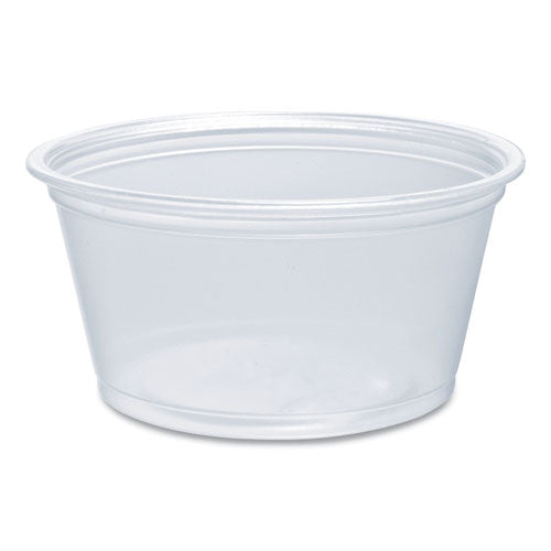 Image of Dart® 200PC Conex Complements Portion/Medicine Cups, 2 oz, Plastic, Clear, 125/Bag, 20 Bags/Carton