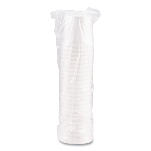 Image of SOLO® H4165-2050 Flexstyle Double Poly Paper Containers, 16 oz, White, Paper, 25/Pack, 20 Packs/Carton