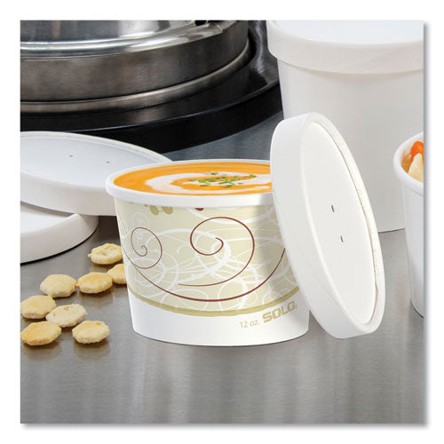 Image of SOLO® KHSB12A-J8000 Flexstyle Double Poly Food Combo Packs, 12 oz, Symphony, Paper, 250/Carton
