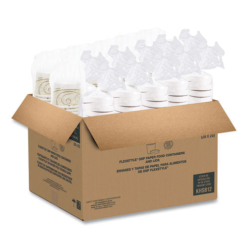 Image of SOLO® KHSB12A-J8000 Flexstyle Double Poly Food Combo Packs, 12 oz, Symphony, Paper, 250/Carton