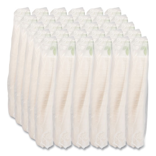 Image of SOLO® R53BB-JD110 Bare Eco-Forward Paper Cold Cups, ProPlanet Seal, 5 oz, Green/White, 100/Sleeve, 30 Sleeves/Carton