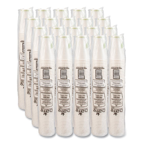 Image of SOLO® RW16BB-JD110 Bare Eco-Forward Paper Cold Cups, ProPlanet Seal, 16 oz, Green/White, 100/Sleeve, 10 Sleeves/Carton