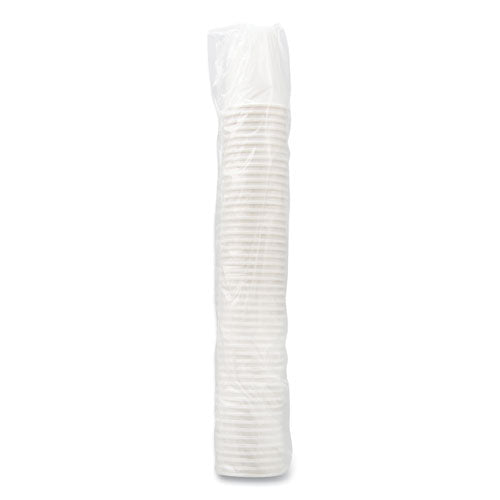 Image of SOLO® U508N-02050 Uncoated Paper Cups, Hot Drink, 8 Oz, White, 1,000/carton