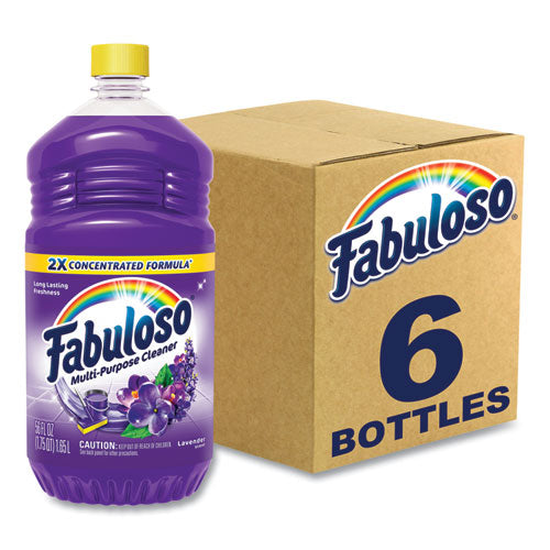 Image of Fabuloso® 153041 Multi-Use Cleaner, Lavender Scent, 56 oz. Bottle, 6/Carton