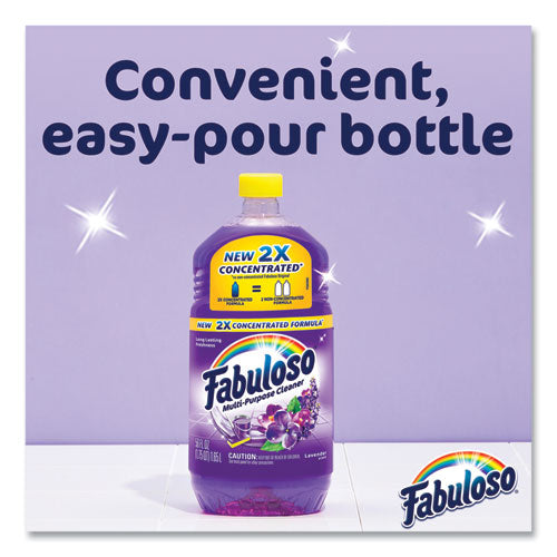 Image of Fabuloso® 153041 Multi-Use Cleaner, Lavender Scent, 56 oz. Bottle, 6/Carton