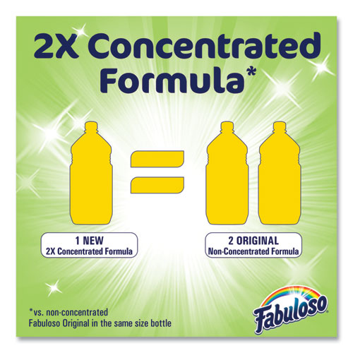 Image of Fabuloso® 61037885 Multi-Use Cleaner, Lemon Scent, 169 Oz Bottle, 3/carton
