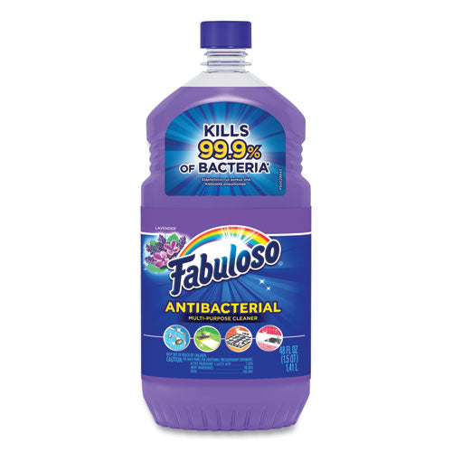 Image of Fabuloso® MX07172A Antibacterial Multi-Purpose Cleaner, Lavender Scent, 48 oz Bottle, 6/Carton
