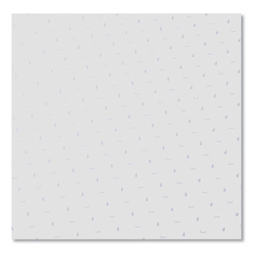 Image of ES Robbins® 128173 EverLife Moderate Use Chair Mat for Low Pile Carpeted Floors, Rectangular with Lip, Crystal Edges, 45" x 53", Clear