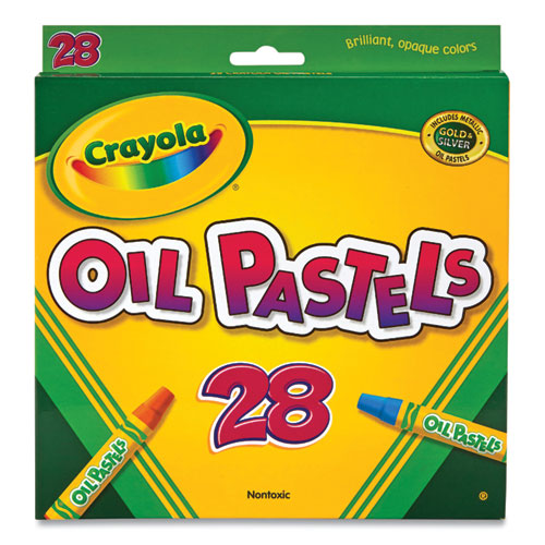 Image of Crayola® 524628 Oil Pastels, 28 Assorted Colors, 28/pack