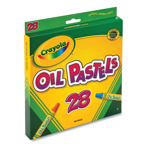 Image of Crayola® 524628 Oil Pastels, 28 Assorted Colors, 28/pack