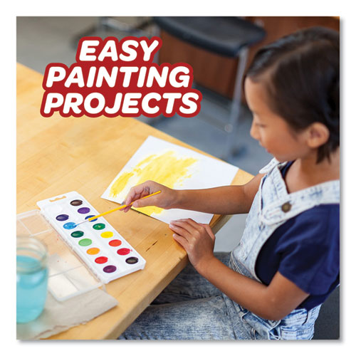 Image of Crayola® 53-0081 Watercolor Mixing Set, 7 Assorted Colors, Palette Tray