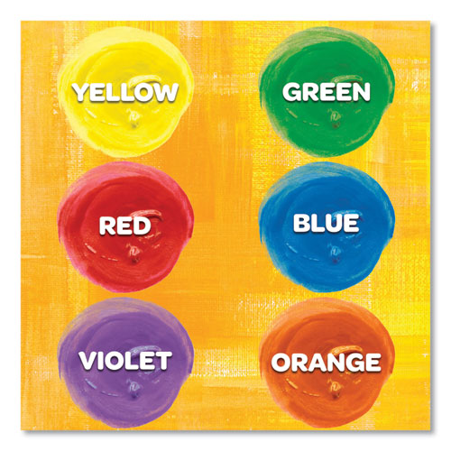 Image of Crayola® 541204 Washable Paint, 6 Assorted Colors, 2 Oz Bottle, 6/pack