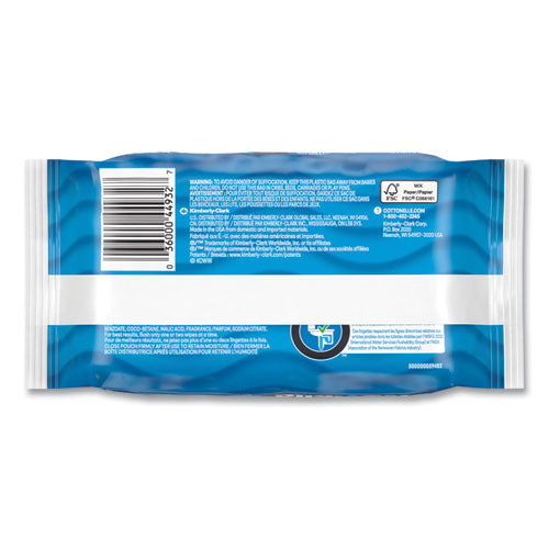 Image of Cottonelle® 44932 Fresh Care Flushable Cleansing Cloths, 1-Ply, 3.75 x 5.5, White, 42/Pack