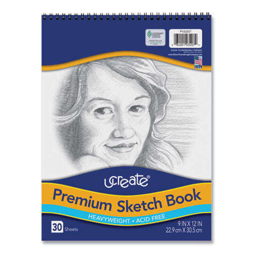 Image of Pacon® P103207 Art1st Artist's Sketch Pad, Unruled, (30) White 9 x 12 Sheets