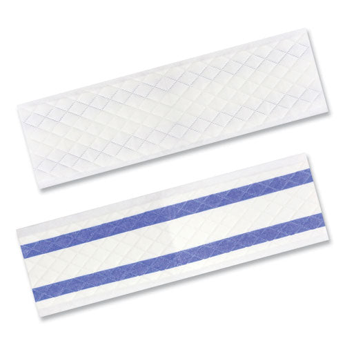 Image of Unger® DMWS2 Excella Single-Use Spunlace Mop Pads, 18.5 x 5, White, 50/Pack