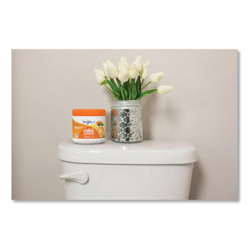Image of BRIGHT Air® 900013 Super Odor Eliminator, Mandarin Orange And Fresh Lemon, 14 Oz Jar