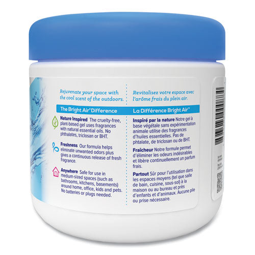Image of BRIGHT AirÂ® Super Odor Eliminator, Cool And Clean, Blue, 14 Oz Jar