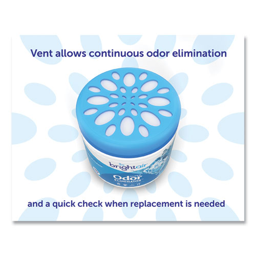 Image of BRIGHT AirÂ® Super Odor Eliminator, Cool And Clean, Blue, 14 Oz Jar