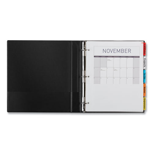 Image of Avery® 11270 Insertable Dividers w/Single Pockets, 5-Tab, 11.25 x 9.13, White, 1 Set