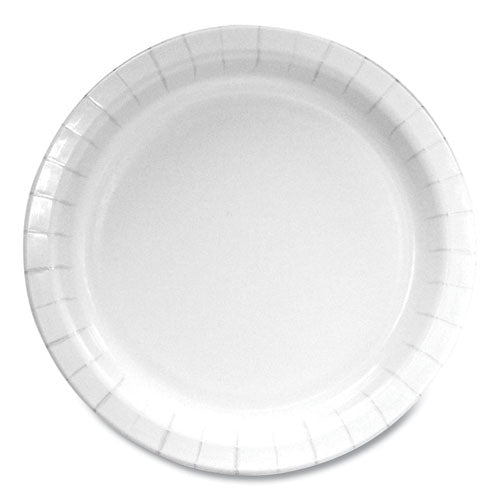Image of Boardwalk® CP6B1004250A Paper Dinnerware, Plate, 6" dia, White, 1,000/Carton