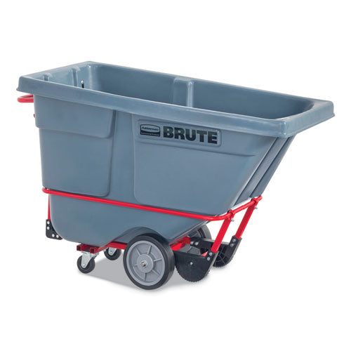 Image of Rubbermaid® Commercial 2192465 0.5 cu yd BRUTE DURATILT Frame Tilt Truck, Heavy Duty, 1,400 lb Capacity, Gray