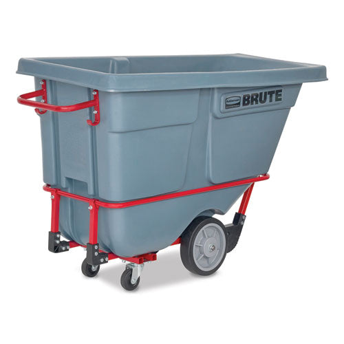 Image of Rubbermaid® Commercial 2192465 0.5 cu yd BRUTE DURATILT Frame Tilt Truck, Heavy Duty, 1,400 lb Capacity, Gray