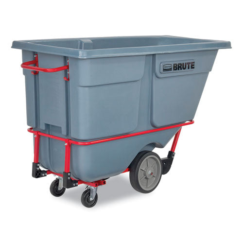 Image of Rubbermaid® Commercial 2192467 1 cu yd BRUTE DURATILT Frame Tilt Truck, Heavy Duty, 2,100 lb Capacity, Gray