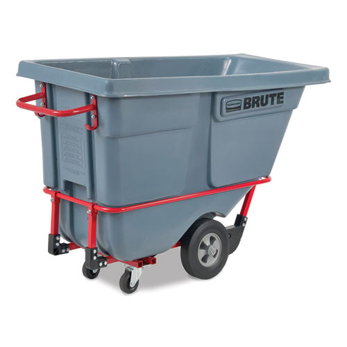 Image of Rubbermaid® Commercial 2192466 0.5 cu yd BRUTE DURATILT Frame Tilt Truck, Standard Duty, 850 lb Capacity, Gray