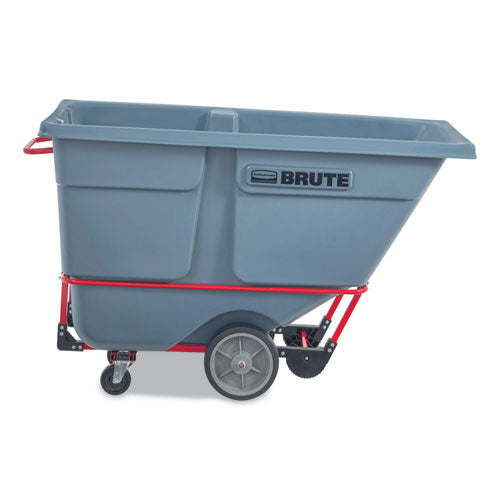 Image of Rubbermaid® Commercial 2192467 1 cu yd BRUTE DURATILT Frame Tilt Truck, Heavy Duty, 2,100 lb Capacity, Gray