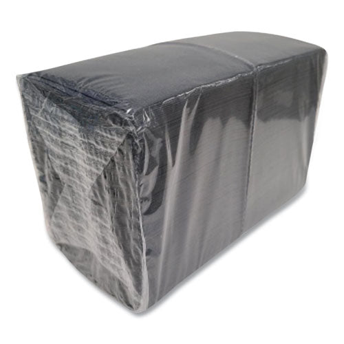Image of Morcon Tissue VT522 Morsoft Beverage Napkins, 2-Ply, 9 x 9.5, Black, 1,000/Carton