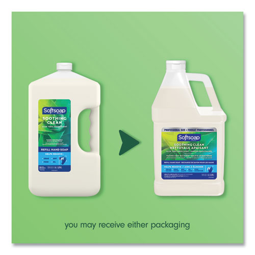 Image of Softsoap® 61036483 Liquid Hand Soap Refill with Aloe, Aloe Vera Fresh Scent, 1 gal Bottle