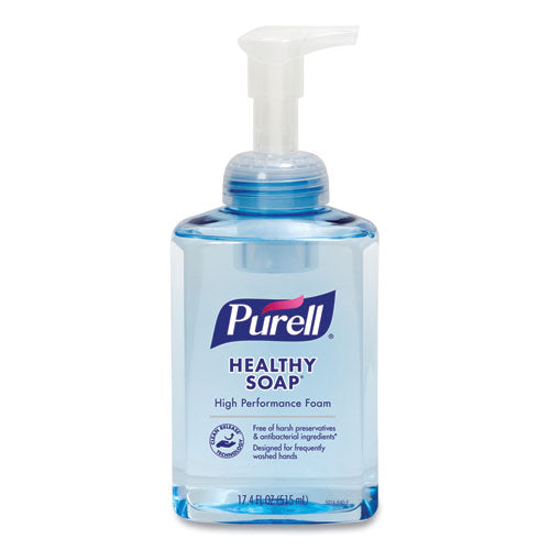 Image of PURELL® 5014-04 CLEAN RELEASE Technology (CRT) HEALTHY SOAP High Performance Foam, Fresh Scent, 515 mL, 4/Carton