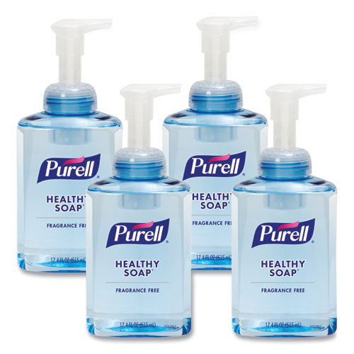 Image of PURELL® 5016-04 HEALTHY SOAP Gentle and Free Foam, Fragrance-Free, 515 mL, 4/Carton