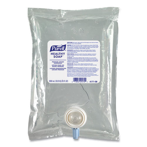 Image of PURELL® 4171-08 HEALTHY SOAP Premium Lotion Handwash Refill, Waterfall Scent, 1,000 mL, 8/Carton