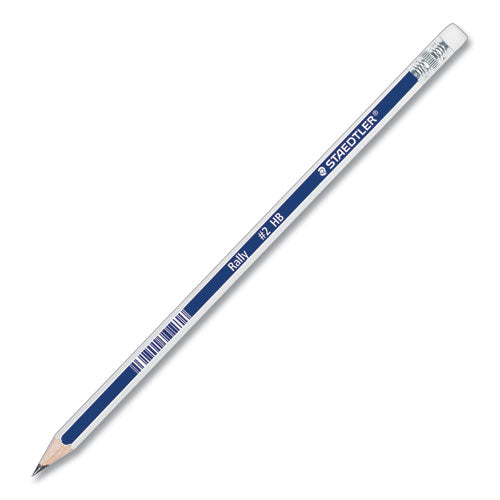 Image of Staedtler® 13218HBC12 Woodcase Pencil, HB #2, Black Lead, Blue/White Barrel, 12/Pack