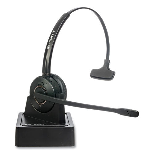 Image of Spracht HS2060 ZuM Maestro HS-2060 Monaural Over The Head Headset, Black