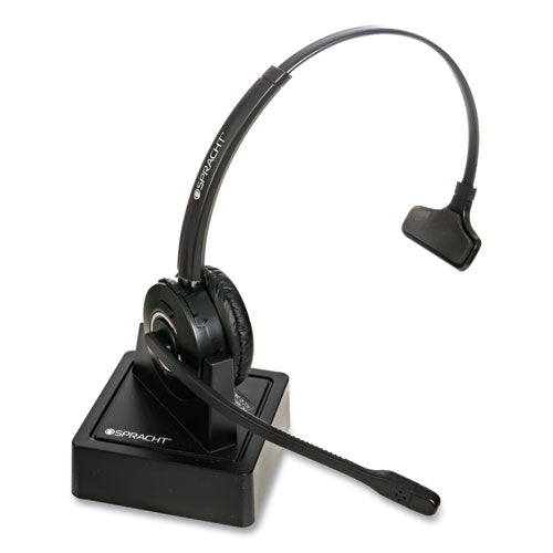 Image of Spracht HS2060 ZuM Maestro HS-2060 Monaural Over The Head Headset, Black