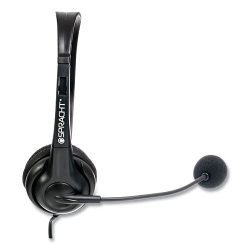 Image of Spracht ZUM350M ZuM ZuM350M Monaural Over The Head Headset, Black