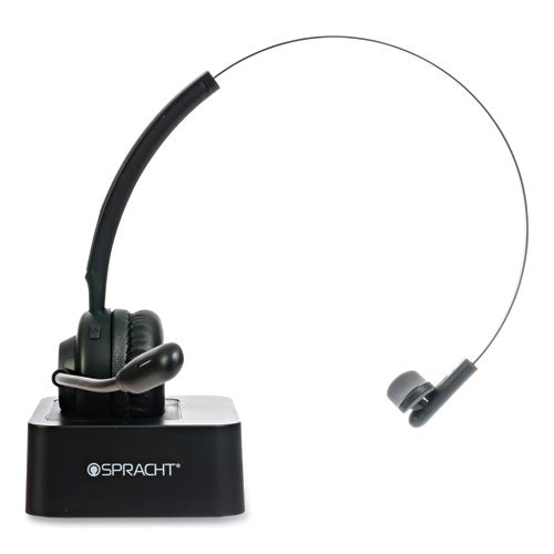 Image of Spracht ZUMBT ZuM BT Mobile Office Monaural Over The Head Headset, Black