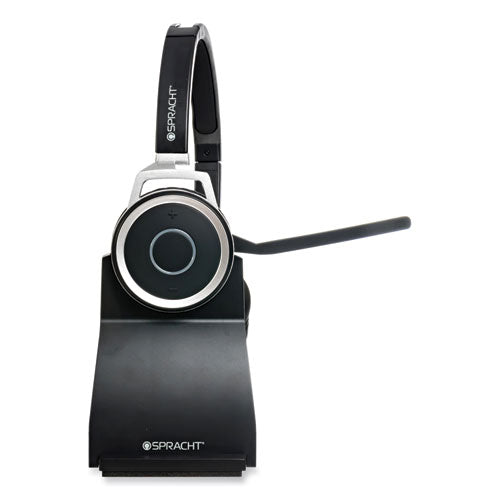 Image of Spracht ZUMBTP400 ZuM BT Prestige Binaural Over The Head Headset, Black