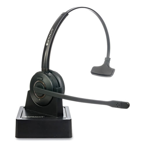 Image of Spracht HS2050 ZuM Maestro Bluetooth Monaural Over The Head Headset, Black