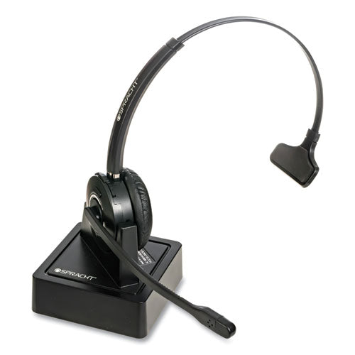 Image of Spracht HS2050 ZuM Maestro Bluetooth Monaural Over The Head Headset, Black