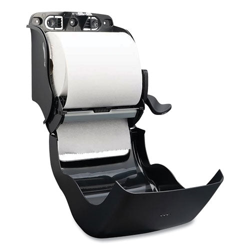 Image of San Jamar® T950REBK Ecological Green Towel Dispenser, 12.49" x 8.6" x 12.82", Black