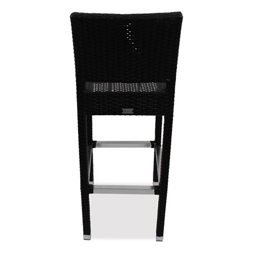Image of JMC Furniture JMCGAMBSCHO Gama Series Barstools, Supports Up to 300 lb, 31.25" Seat Height, Chocolate Seat, Chocolate Back, Chocolate Base